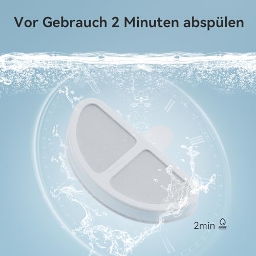 AstroPet 6 Stücke Trinkbrunnen Filter kompatibel für 2.5L Pisces Series Katzenbrunnen ADDF-002MV, ADDF-002PV (AAWF-002) – Bild 5