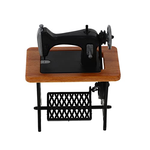 TOYANDONA Brinquedo de Casa de Bonecas de 3 Peças Máquina de Pedal de Barra: Acessório de Adereços M