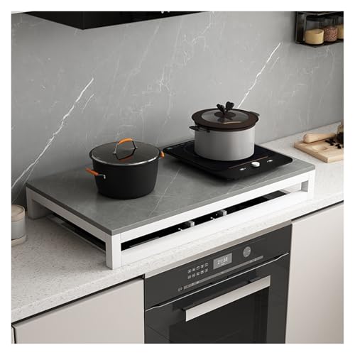 QSTGX Gas Range Covers For Stove Top Stove Top Covers For Electric Stove Kitchen Countertop High-temperature resistant Easy to clean(A,50x80x8.6 CM)