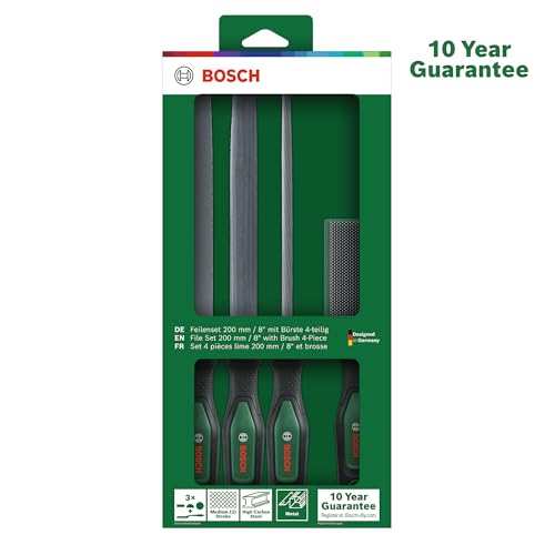 Set de limes 200 mm8 BOSCH Avec brosse 4 pcs - vue 7
