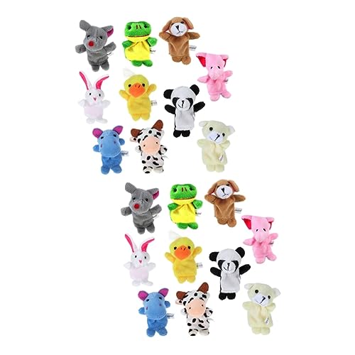 jojofuny 20 Peças Boneca De Bebê Para Crianças De Estimação Para Crianças Fantoches De Dedo De Pelúc