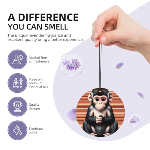 Hojas aromáticas para auto con fragancia a lavanda miniatura 5