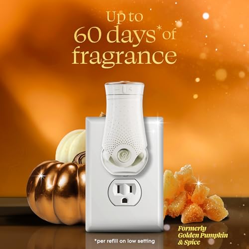 Glade PlugIns Refills Air Freshener, Pumpkin & Ginger, Scented and Essential Oils for Home and Bathroom, 0.67 Fl Oz, 5 Count - Image 3