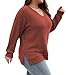 Women's Winter Clothing Plus Size Fall Tunics Tops Fashion Must Haves Clothes Long Sleeve Shirts Oversized Sweaters Holiday Christmas Outfits Oversized Sweatshirts Cowboy Chic Airport Business Outfits