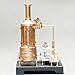 Retrol SE-03 Steam Engine Model Kit, 38PCS All Metal Working Mill Steam Engine with Vertical Boiler & Lamp Stand, Educational STEM Display Model Gift for Adults & Enthusiasts
