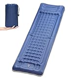 TOMSHOO Sleeping Pad for Camping, Self-Inflating Sleeping Mat with Upgraded Anti-Leakage Camping Mat 77''X28'' Ultralight Inflatable Camping Mattress Pad for Camping, Hiking, Travel, Tent