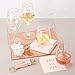X&O Paper Goods Pink ''Rosé All Day'' Beverage and Cocktail Napkins, 20pc, 5'' W x 5'' L