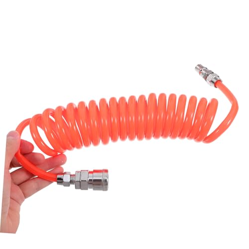 Manguera espiral para compresor de aire de 3 metros con conectores de 8x5 mm 4