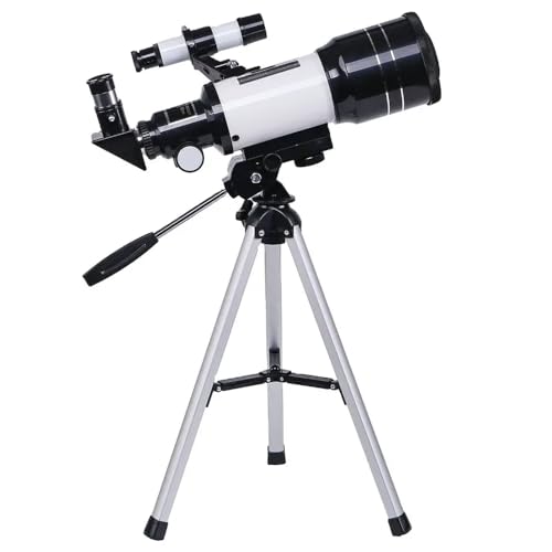 Telescopio astronómico refractor 70mm con trípode y mochila miniatura 1