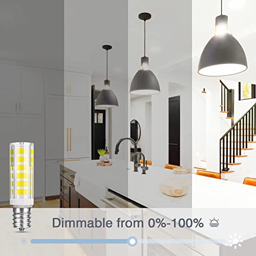 Shinestar 12-Pack Dimmable E12 Led Candelabra Bulbs, 60W Equivalent, Daylight 6000K #TOP3