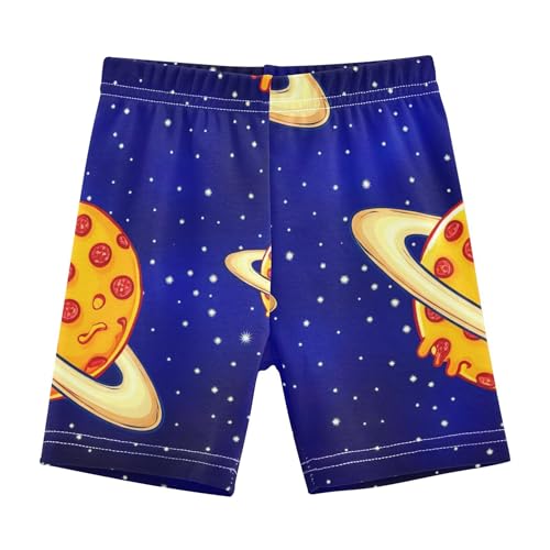Joisal Toddler Biker Shorts Girls Cotton Under Dress Shorts Print 4t Children Cartoon Pizza Planet