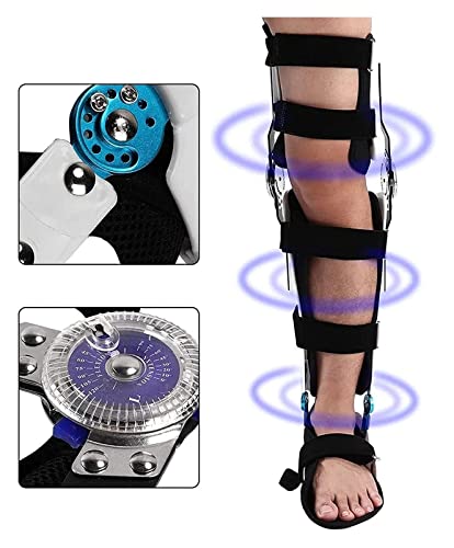 Ortesis para rodilla y tobillo con soporte de aluminio ajustable miniatura 6