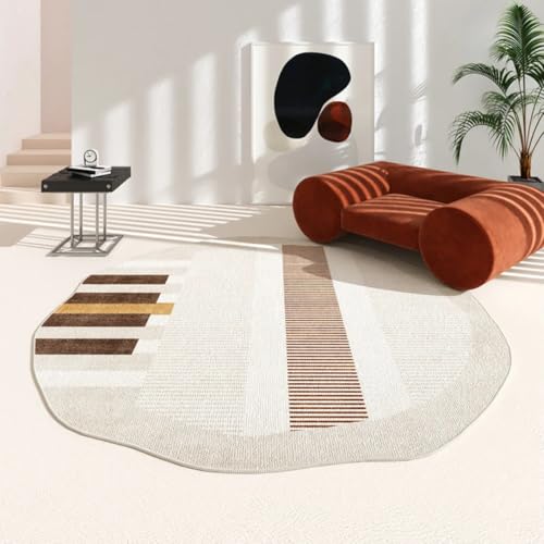 Tapis irrégulier lavable pour salon moderne et sans taches - 2