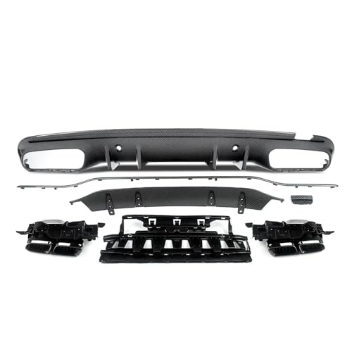 Difusor trasero parachoques Benz Clase C 19-21 W205 S205 parachoques deportivo AMG-Line C63S