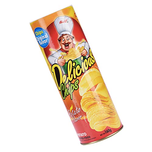Novelty Potato Chip Can Funny Pranks Joke Jump Pop Out Spring Snake Trick Toy