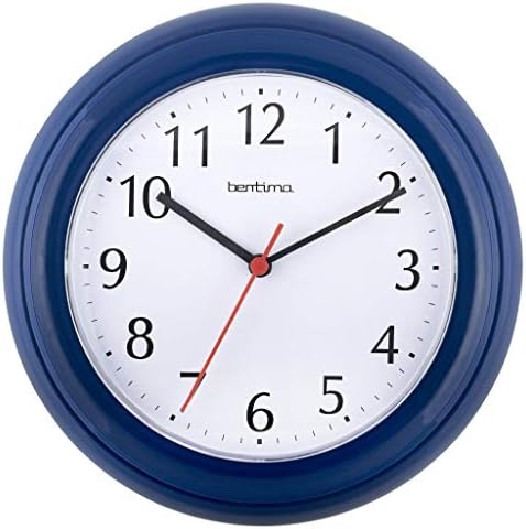 Acctim Wycombe Kitchen Wall Clock Quartz Arabic Numerals Blue 22cm 21419
