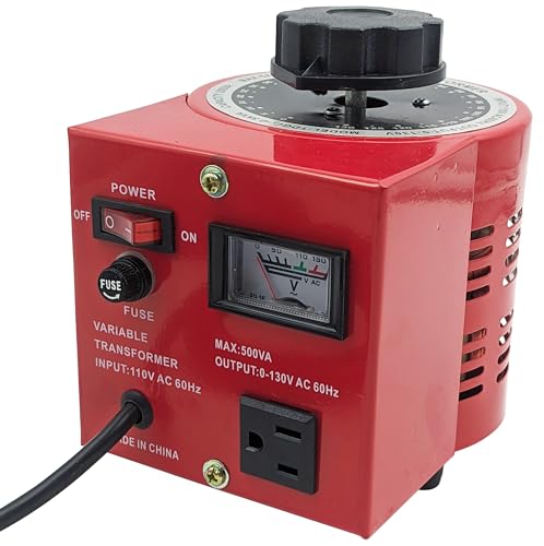 EX ELECTRONIX EXPRESS Variable Transformer, 500 VAC Max, 0-130 Volt Output, 5 Amp