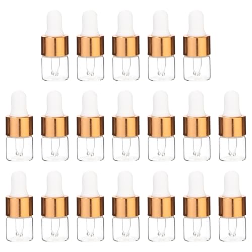 Flacons compte-gouttes en verre avec distributeur portable précis pour un dosage parfait