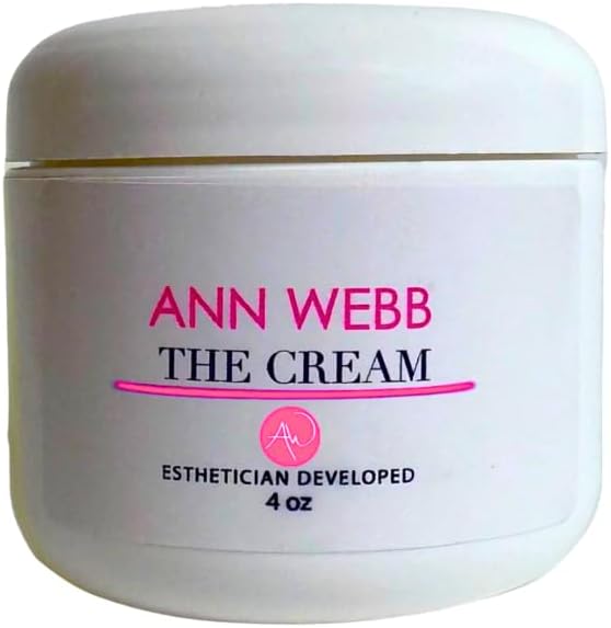 Ann Webb Unscented The Cream - Fragrance Free Thick Face & Body Lotion for Creapy Skin Dry Skin Non-Greasy Cream to add moisture for all skin types (4oz)