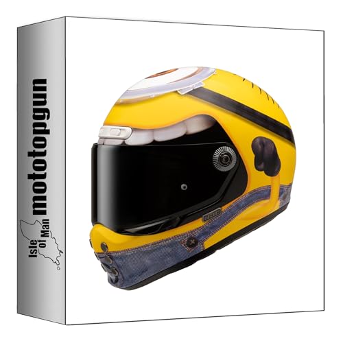 Casque intégral HJC V10 Stuart Minions MC3 en taille XXL pour motards