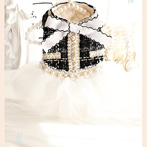 Vestido de princesa inverno roupas para cães pet doce para cachorro roupas traje outono inverno, a,