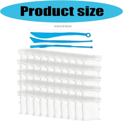 Handwork Modeling Supply in White, Air Dry Foam Clay for Ornament Making, Light Texture, Press Stretch Forming, Home Hobby Air Dry Foam Clay White Modeling Supply Soft Sculpting Ornament - Image 2