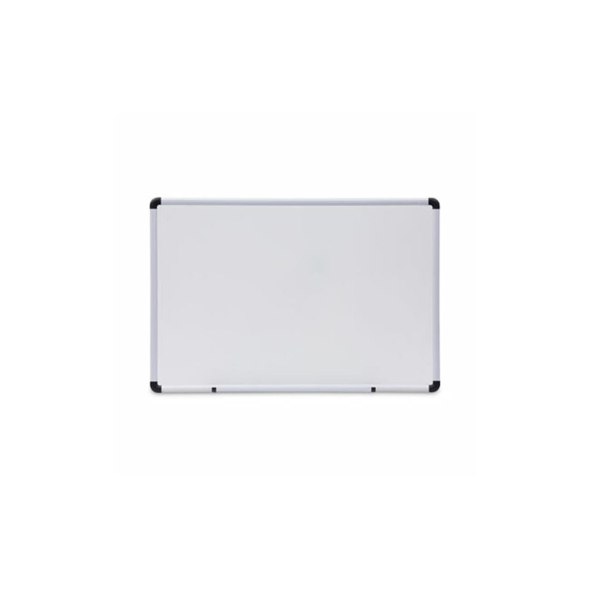 Universel effaçable à sec, Mélamine, 91,4 x 61 cm, Blanc, Noir/gris Aluminium/plastique Cadre (43723)
