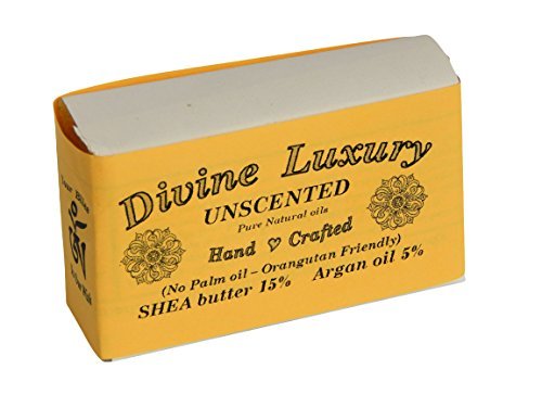 Colloidal Silver Soap Bar UNSCENTED DivineLuxurySoap - All Natural, No Palm Oil, Feel Clean, Safe, Bubbly