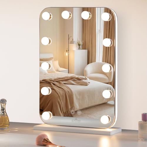 Espejo de maquillaje rectangular con luces RGB 20.3" L x 14" W miniatura 1