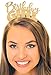 RhinestoneSash Gold Birthday Tiara - Birthday Girl Gold Headband - Party Crown, Hair Accessory HdBd(BDGirl) Gld