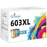 tinta continua para impresora epson l395 Alto rendimiento de páginas: 603XL negras 500 páginas, 603XL color 350 páginas por cartucho (a un 5 por ciento de cobertura de papel A4.)