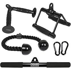Maquina De Puentes Gym POWER GUIDANCE Accesorios para Barra Lateral, tríceps, Tirador de Cable, Accesorios para máquina de Pesas, Accesorios para máquina de Cable para el Gimnasio en casa (set of 6)