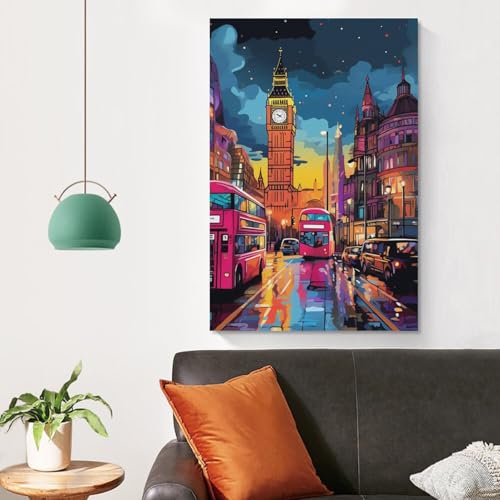 Cuadros decoracion Londres moderno para paredes de dormitorio 4