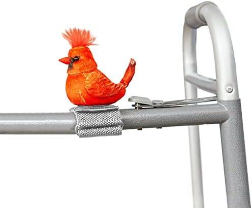 JOY FOR ALL Walker Squawker, cheery animatronic bird, interactive companion, walker accessory, reminds you not to forget your walker - Bluebird