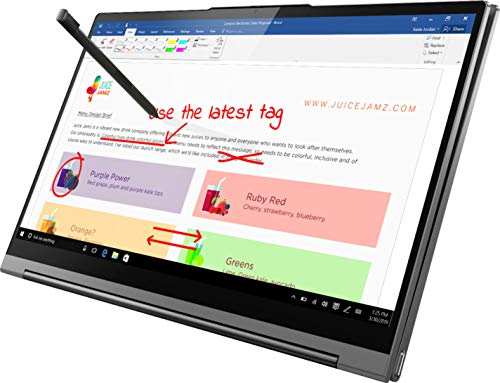 Image of Lenovo Yoga C940 2-in-1 Laptop, 14 inch Full HD 1080p Touchscreen, 10th Gen Intel Quad-Core i7-1065G7 Up to 3.9 GHz 12GB RAM 512GB PCIe SSD, Backlit Keyboard Fingerprint Reader Thunderbolt 3 Win 10