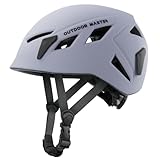 OutdoorMaster Rock Climbing Helmet Adults Mountaineering Helmet Arborist Helmet Hiking Caving Search and Rescue Tree Climbing Helmet Adjustable