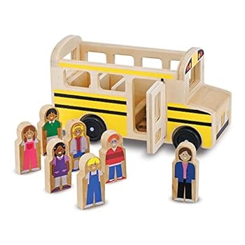 Toy School Bus Book