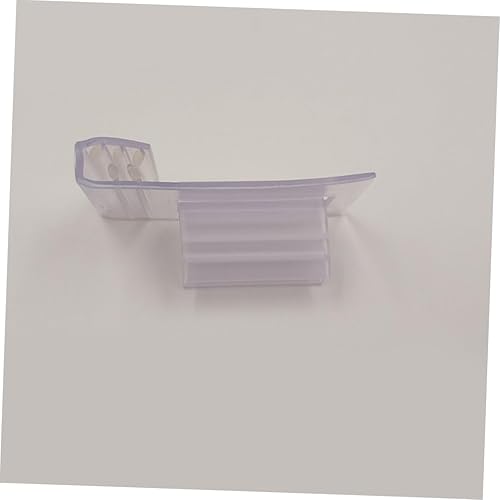 Miniatura 5 de Carpetas de archivo 20 unids carpetas titular de la etiqueta Abrazadera de diente Abrazadera transparente Carpeta de publicidad Clip de estante