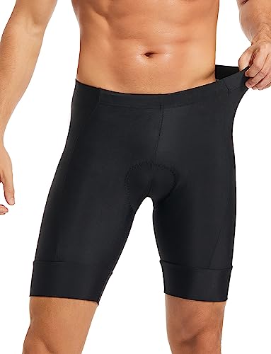 qualidyne Shorts de ciclismo masculinos acolchoados 4D para ciclismo e ciclismo com FPS 50 + bolsos,