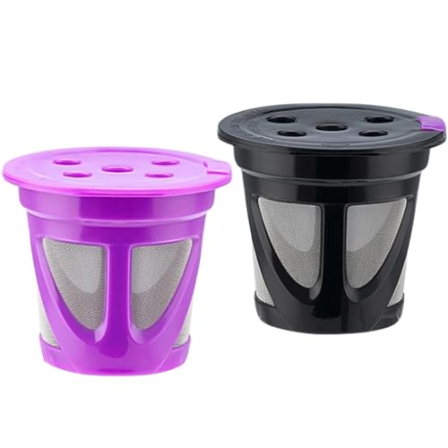 MAGICLULU Cápsulas de Café Reutilizables 2 Piezas Tapa, Filtro de Acero Inoxidable, Compatibles con Cafeteras de Cápsulas, Accesorios para Preparar Café Espresso en Casa