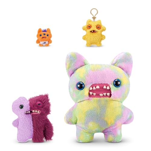 Fuggler Misfit Monsters 23 cm von ZURU, Lustiges Hässliches Monster, Plüschtier für Kinder und Erwachsene (Schiefzahngoo & Weit Augen… – Ansicht 4