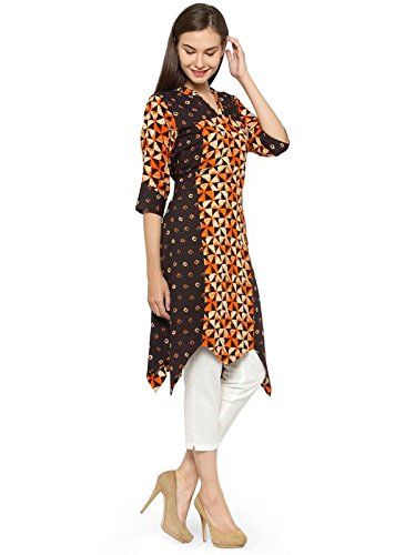 Image of INDIBELLE Raglan Double Print Rayon Kurta