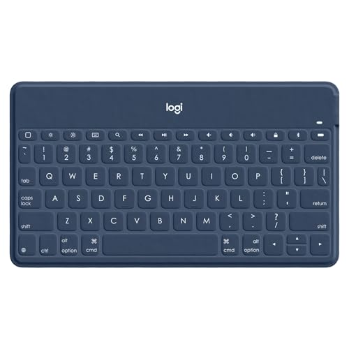 Logitech Keys-to-Go Bleu Bluetooth Français