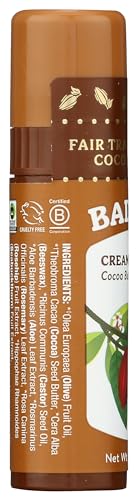 Badger, Creamy Cocoa Lip Balm Stick, 0.25 Ounce