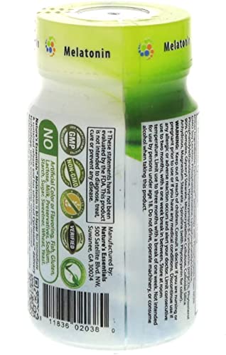 Nature's Essentials Melatonin 10Mg (3Mg Immediate Release & 7Mg Extended Release) With Advanced Cyclosome Liposomal Delivery Technology - 60 Tablets #TOP3