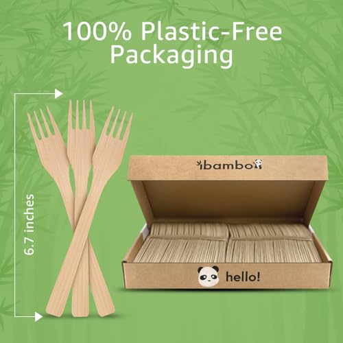 Ibambo BK-100F 100% Bamboo Forks Set thumb #3