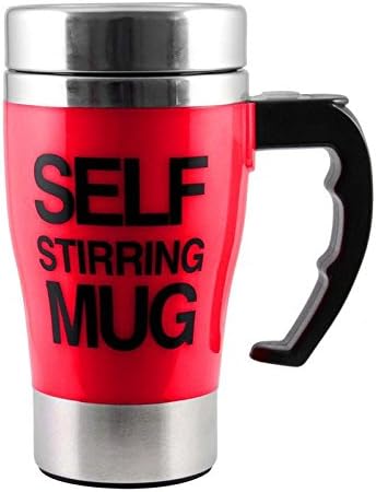 Auto Mixing Self Stirring Mug Cup Lazy Work Office Desk Car Gift Stir Tea Coffee[Red]