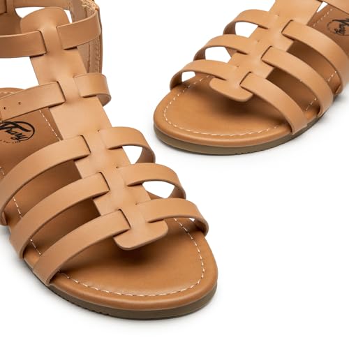 Trary Womens Sandals, Gladiator Sandals for Women, Wide Width Sandals for Women, Strappy Sandals, Flat Sandals for Women, Trendy Sandals Women Dressy Summer Flat, Comfortable Sandals Women4