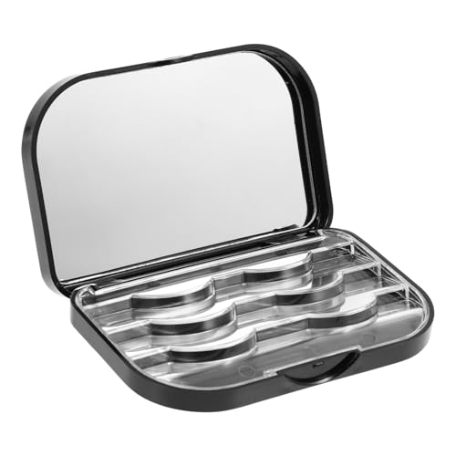 Happyyami Caja de Pestañas Multi Ranuras Portátil para Almacenamiento de Pestañas Exquisito y Práctico para Maquillaje y Organización de Pestañas