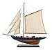 SAILINGSTORY Wooden Sailboat Decor Sailboat Model Boat Decor Ship Model Yacht Navy Antique Finish